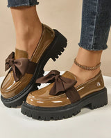 Ivy - Loafer mit Schleife in Braun