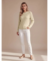 Giada | Damen Strickpullover mit Struktur und Komfort in Khaki