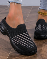 Giselle | Damen Slip-On Sneaker ohne Schnürsenkel in Schwarz
