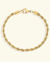 Goldenes Kettenarmband in Gold
