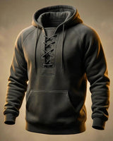 Paulus - Hochwertiger Baumwoll Kapuzenpullover in Grau