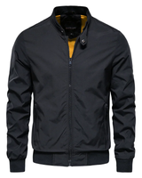 Behrend | Sportlich Elegante Bomberjacke in Schwarz