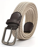 Gürtel Herren mit Vierkant-Gürtelschnalle in Khaki
