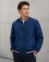 Gunther | Herren Freizeit Bomberjacke für den Übergang in Marineblau