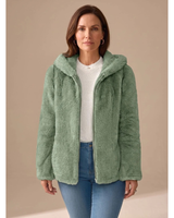 Harper | Damen Jacke mit Kragen und Verschluss in Grun