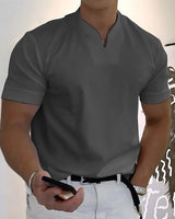 Heinrich | Herren Poloshirt Kurzarm in Dunkelgrau
