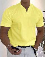 Heinrich | Herren Poloshirt Kurzarm in Gelb