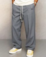 Herbert | Herren Modern Geschnittene Bundhose in Grau