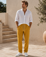 Herbert | Herren Modern Geschnittene Bundhose in Khaki
