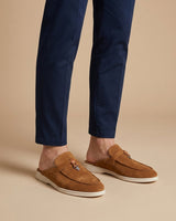 Edmund | Metallverzierung Gummisohle Loafer in Braun