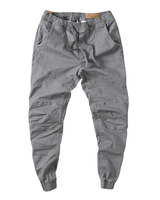 Herren Cargo-Hose mit elastischem Beinabschluss in Grau