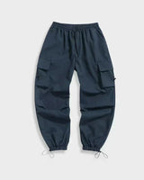 Alexander | Herren Cargo-Hose mit weitem Bein und verstellbaren Kordelzügen in Blue