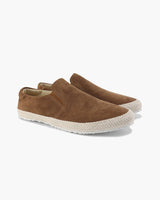 Herren Espadrille Loafer Slip-On in Braun