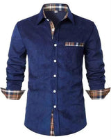 Herren Freizeithemd in Marineblau