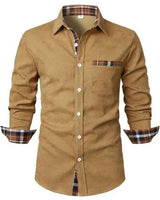 Herren Freizeithemd in Khaki