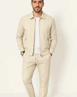 Herren Loungewear Set in Beige