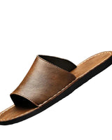Herren Offene Zehen Slide-Sandalen mit Einteiligem Riemen in Niemiecki
