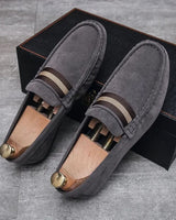 Herren Penny Loafer in Grau