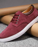 Herren Schnürschuhe in Weinrot