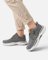 Herren Sneaker Mit Komfortabler Sohle in Grau