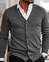 Herren Strickjacke in Grau