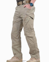 Felix | Herren Tactical Cargo Hose Outdoor Wandern Mehrtaschen Langbein in Khaki