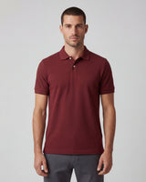Jarvex - Weiches Poloshirt in Bordeaux
