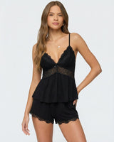 MODA | Midnight Kiss Spitze Set in Schwarz