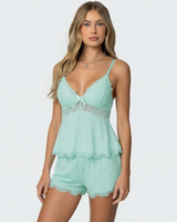 MODA | Midnight Kiss Spitze Set in Mintgrün
