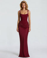 MODA | Sanduhr Maxi in Burgunder
