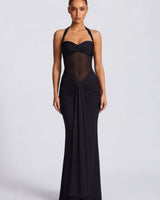 MODA | Siren Sanduhrkleid in Schwarz
