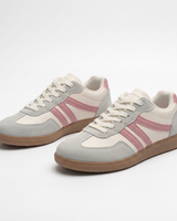 Nala | Bequeme Komfort-Sneaker in Weiß/Rosa