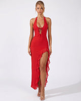 MODA | Kirsch-Crush Maxi in Rot