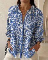 Rosalie™ | Floral Garden Top in Blaue Floral