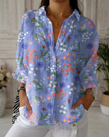 Rosalie™ | Floral Garden Top in Lavendel Floral