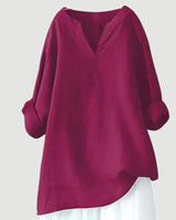 Nicole – Elegante Damen Tunikabluse in Purple
