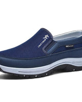 Manfred | Herren Wasserdichte Komfortschuhe Breite Zehenkappe – Herren Schuhe 2026 in Blau