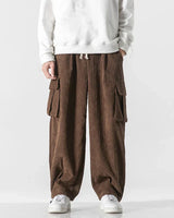 Sebastian - Cargo-Hose mit Taschen in Braun