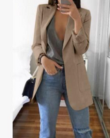 Trendy Damen Blazermantel - Elise in Khaki