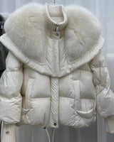 Rena | Dicke Winterjacke für Frauen in Beige