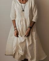 Zaria - Softtouch-Maxikleid in Beige
