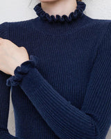 EMILIA – Herbstpullover aus weichem Stoff in Auburn