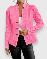 Damen leichte Übergangsjacke für den Frühling in Rosa