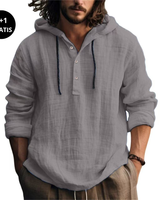ANGELI | Luxus-Kapuzenshirt in Grau