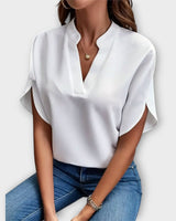 Emely | Elegantes Sommertop in Weiß