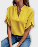 Emely | Elegantes Sommertop in Gelb