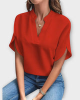 Emely | Elegantes Sommertop in Rot
