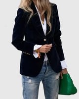 Daria - Strukturierter Blazer in Schwarz