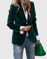 Daria - Strukturierter Blazer in Grün