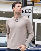 Strickpulli mit Rundhalsausschnitt - Lioran in Beige